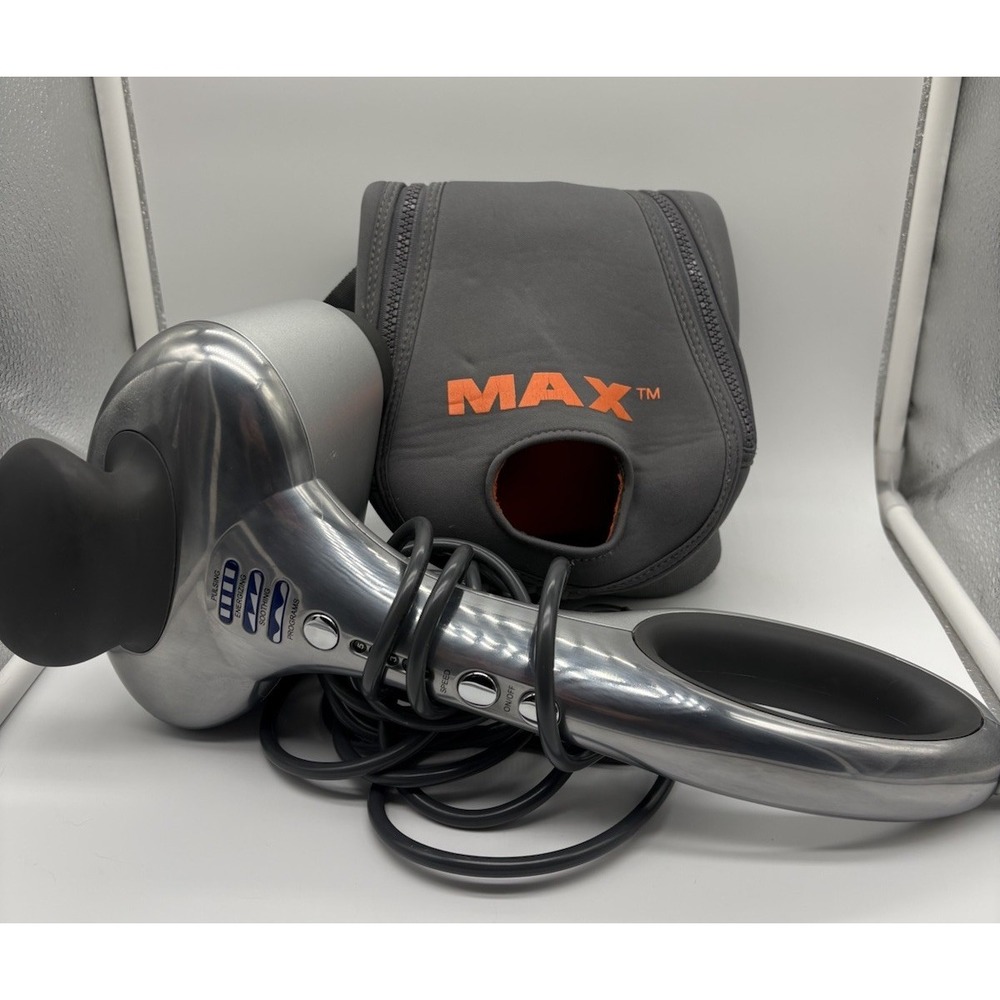 Brookstone Max BST-007 Dual Node 5 Speed 3 Program Full Body Percussion Massager